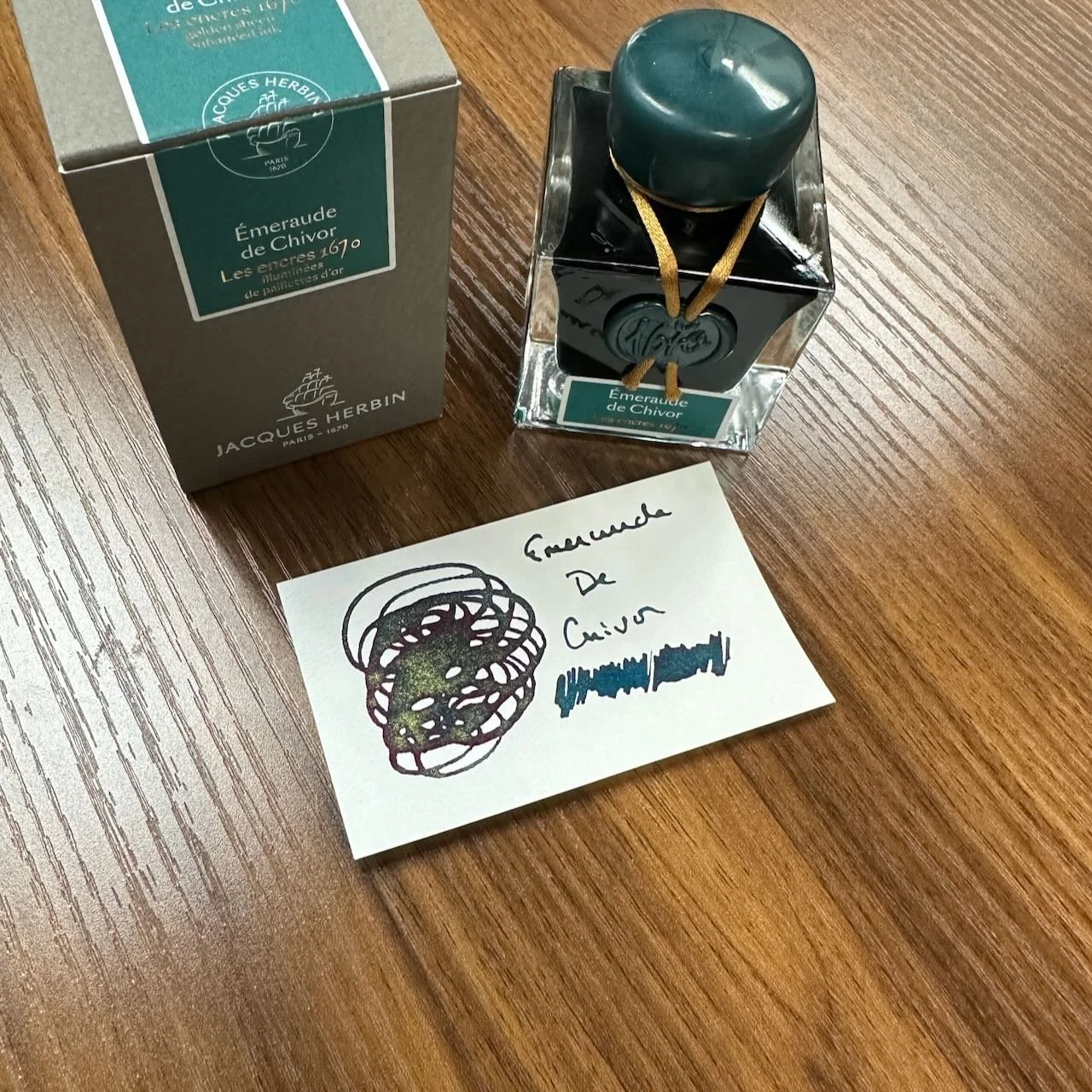 Herbin Emerald of Chivor Bottle