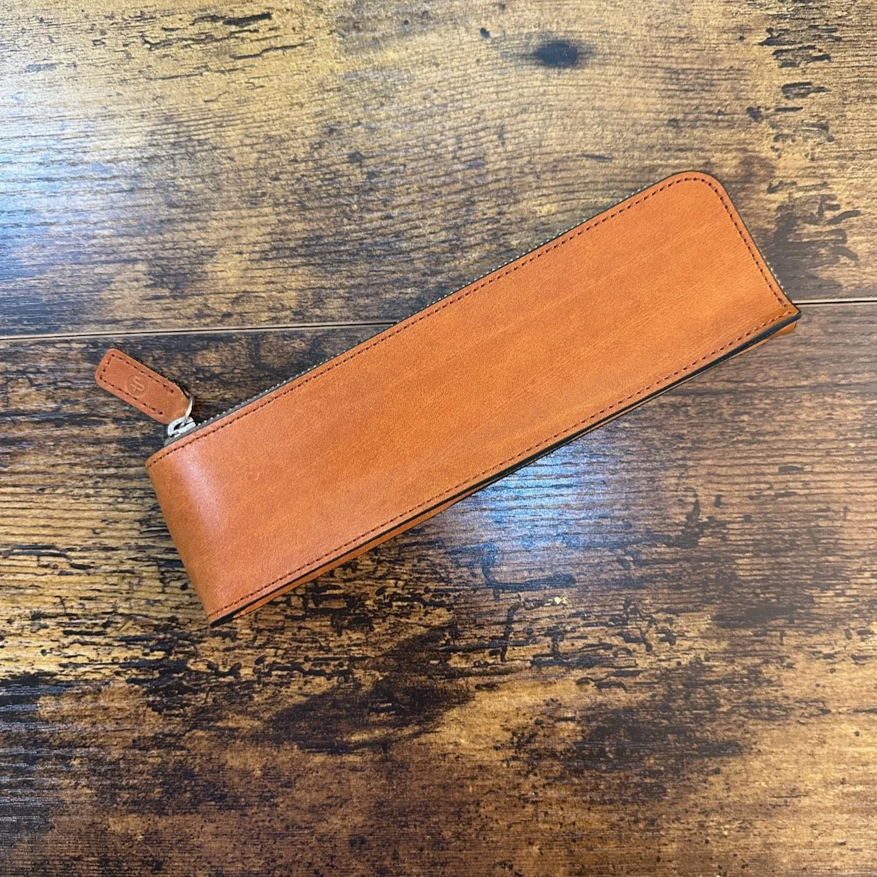CDT Brown Leather Pen Case