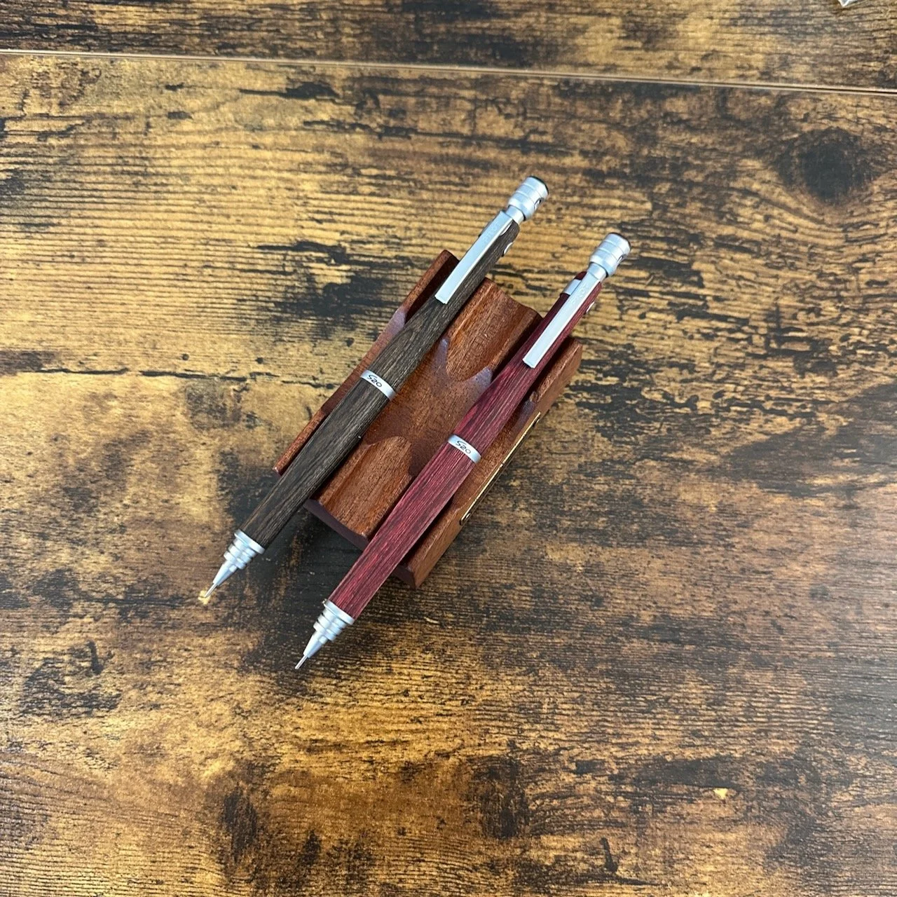 Pilot S20 Mechanical Pencil (Brown and Red)