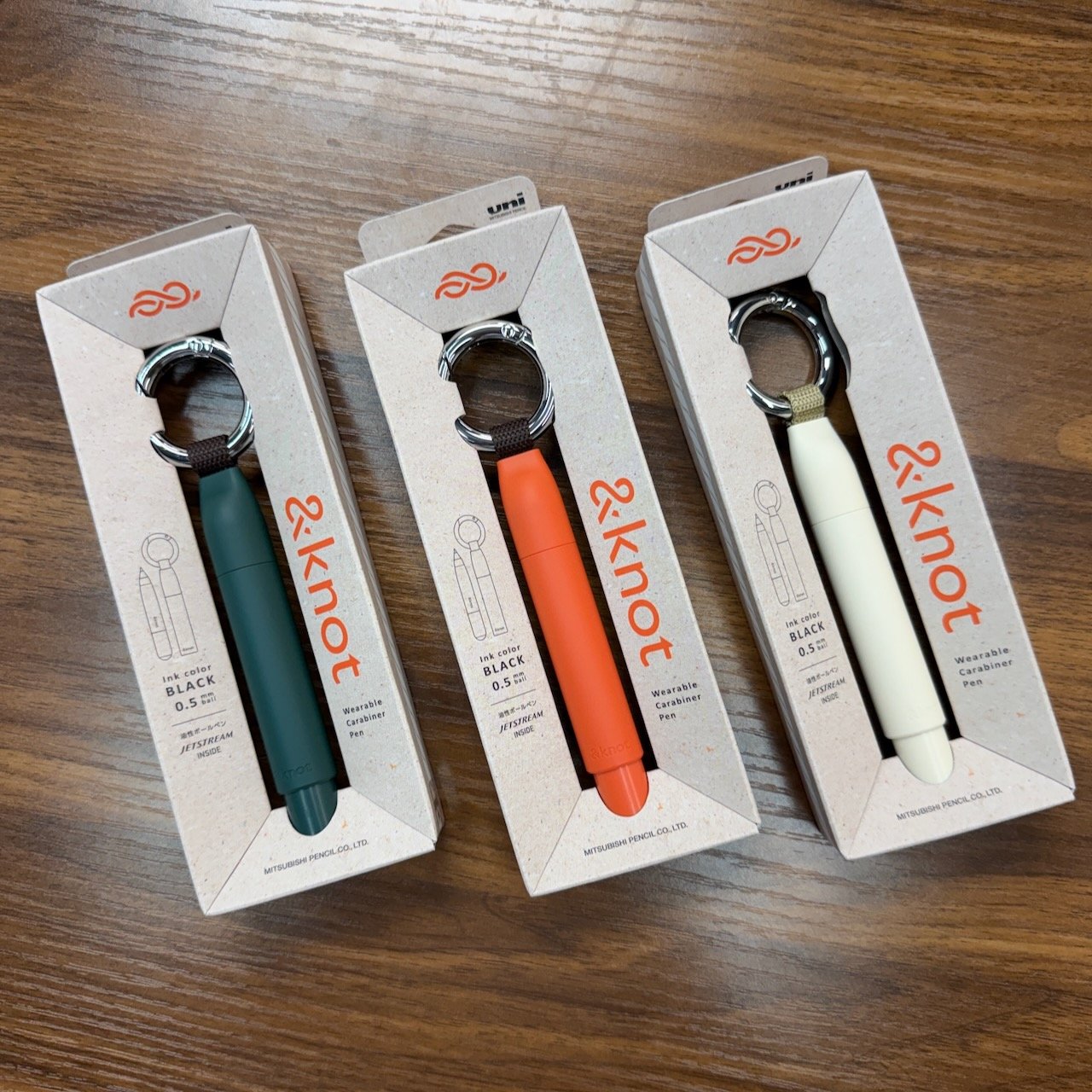 Uni &Knot Jetstream Carabiner Ballpoint Pen