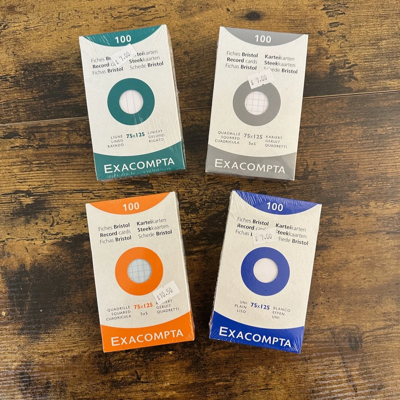 Exacompta Index Cards Cover