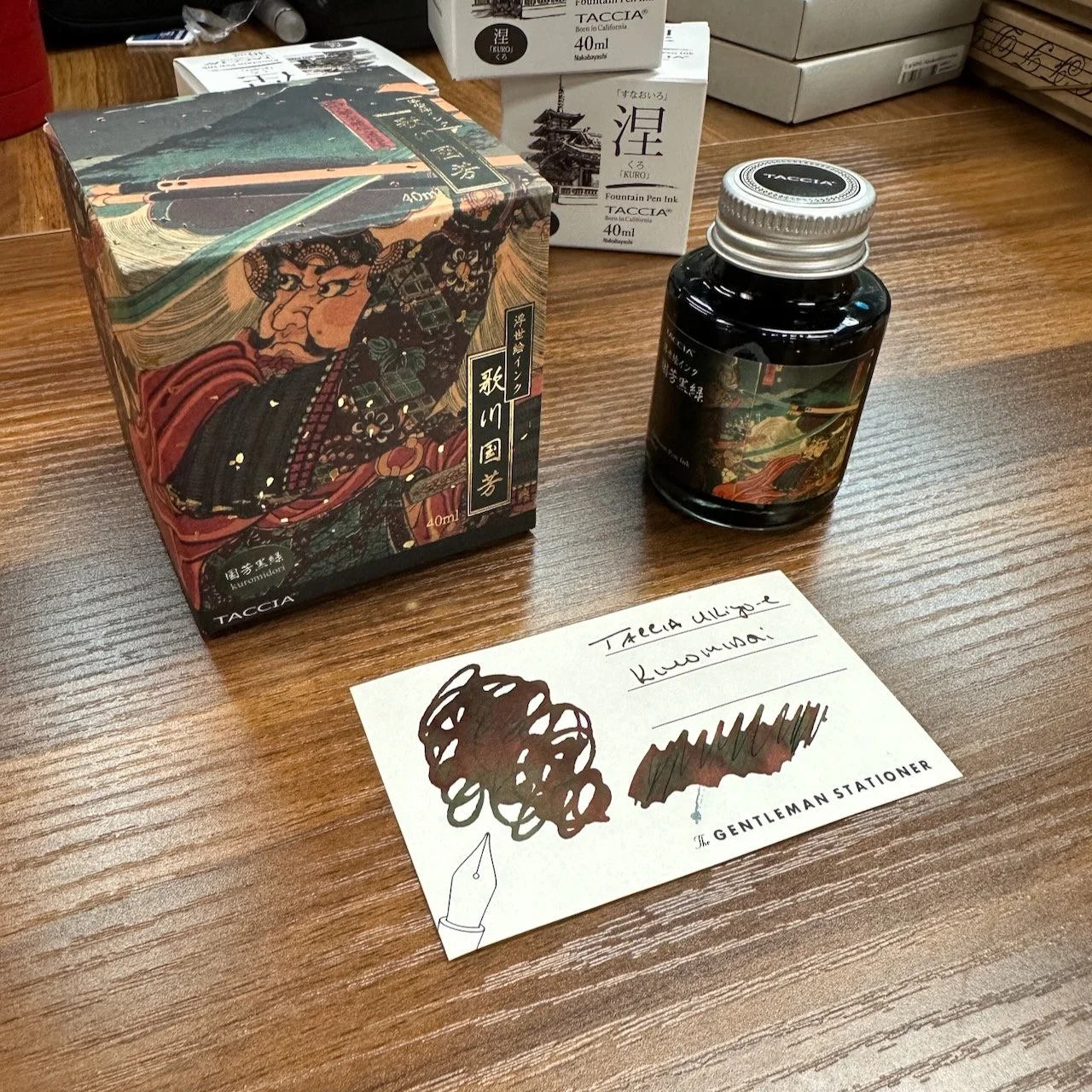Taccia Kuniyoshi Kuromidori Fountain Pen Ink