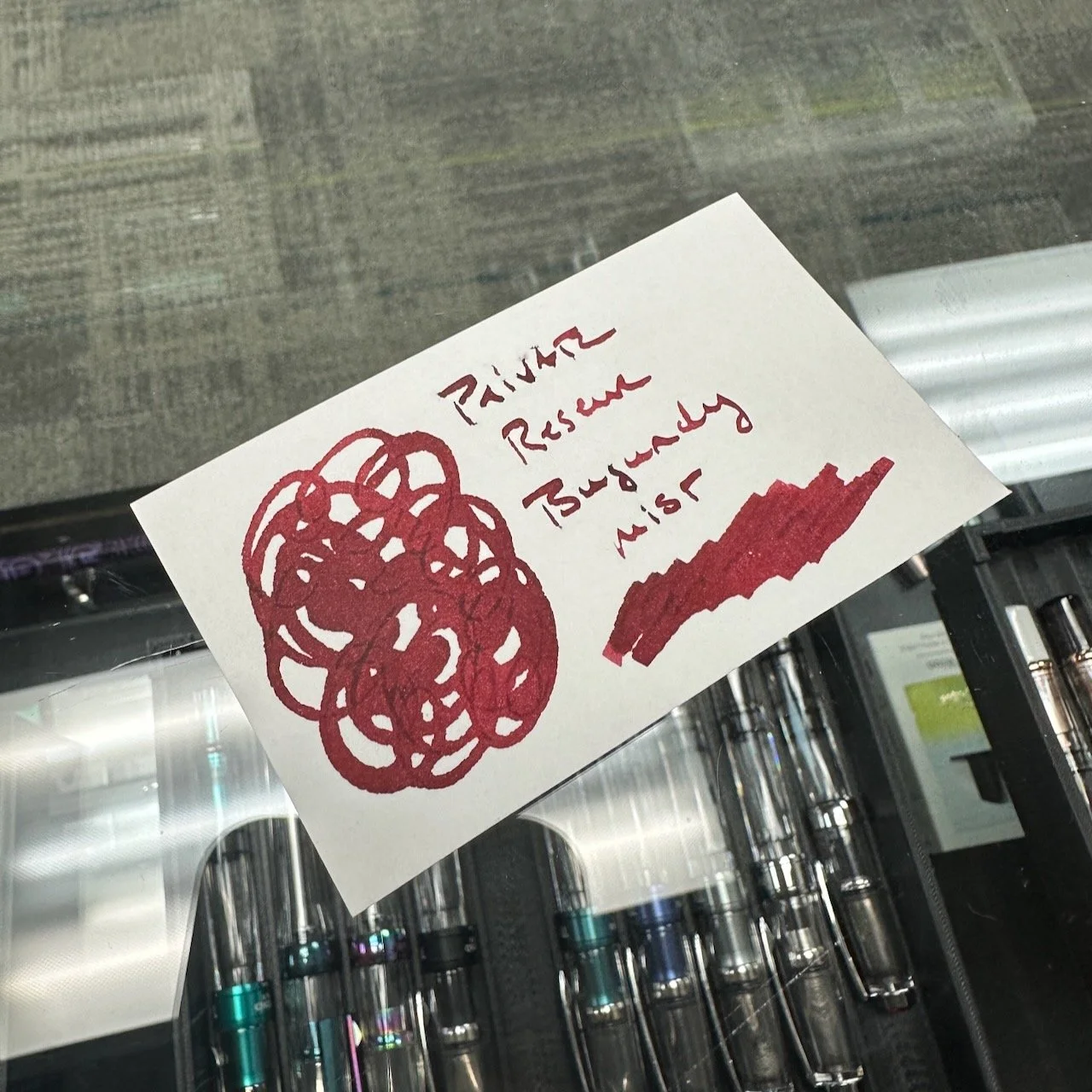 Private Reserve Burgundy Mist Swatch