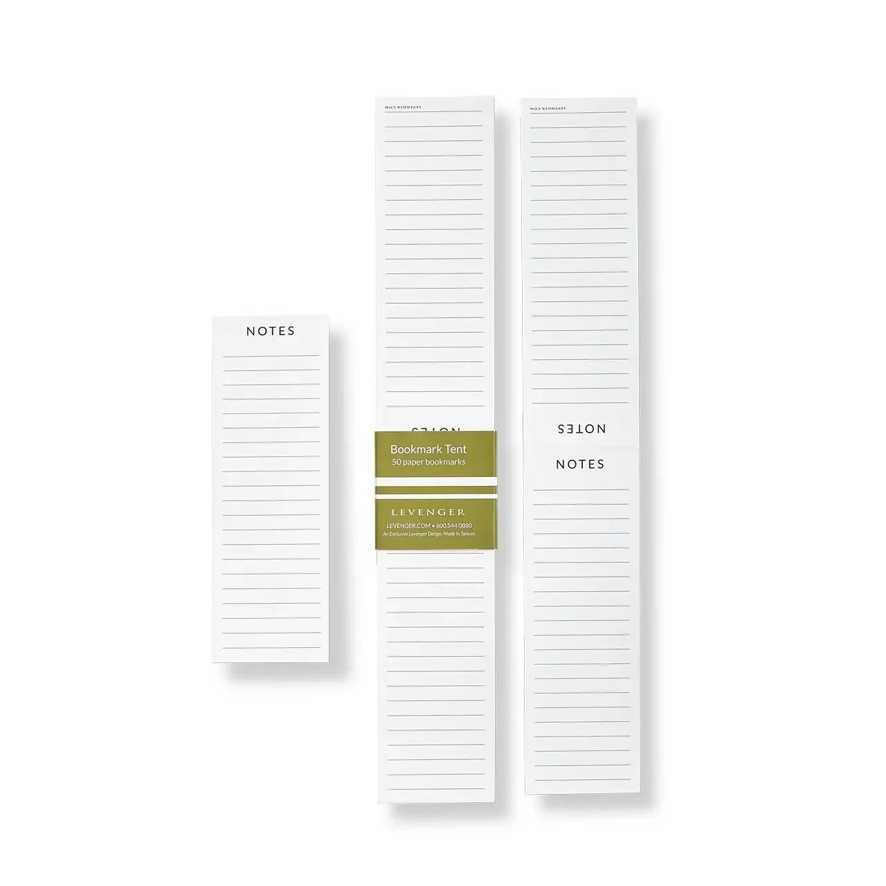 Levenger Bookmark Tent (Pack of 50)