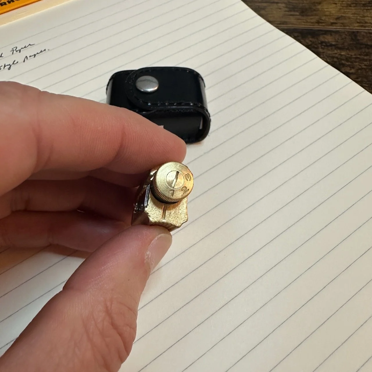 Dux Adjustable Brass Sharpener (Dial)