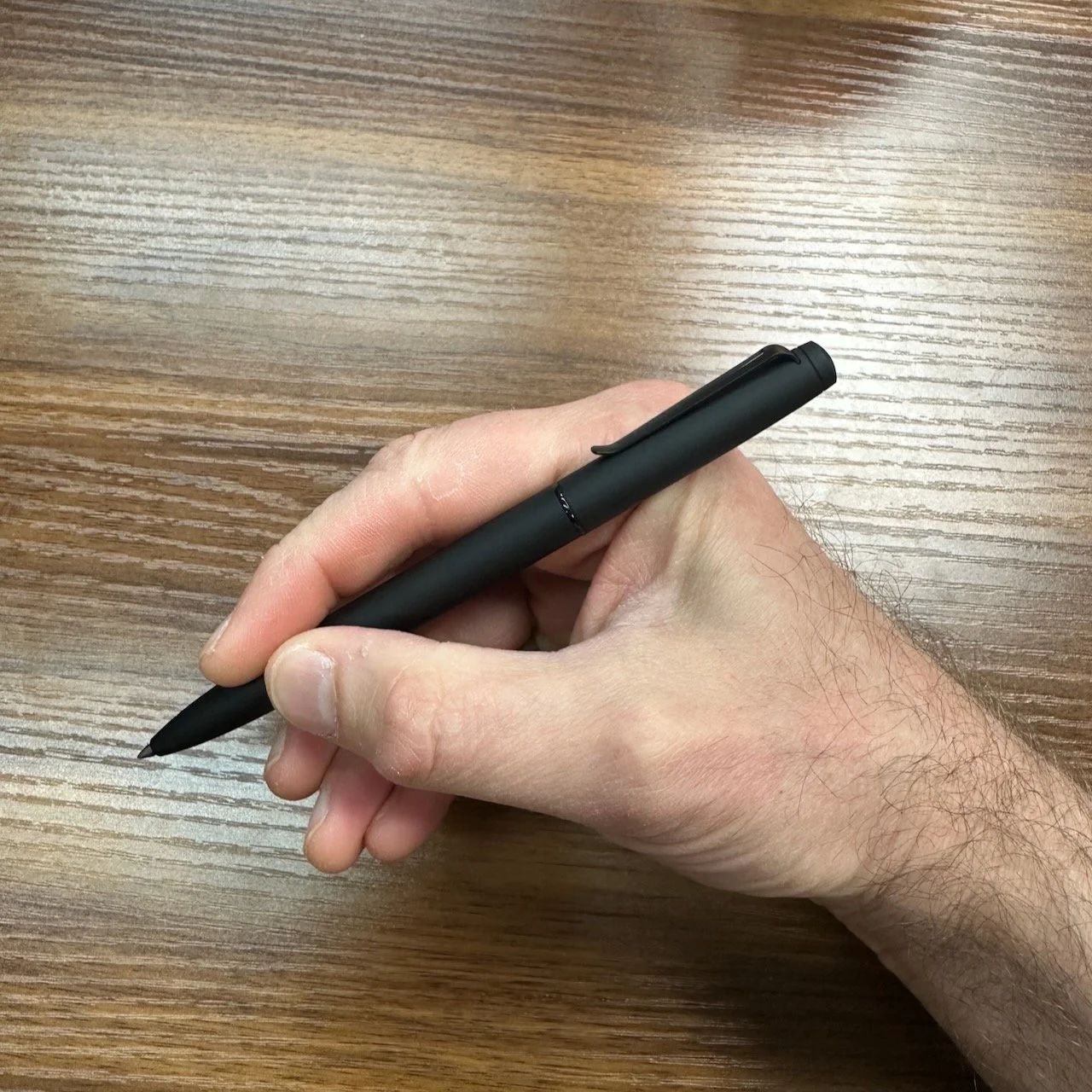 Jetstream Prime All Matte Black .7mm in-hand