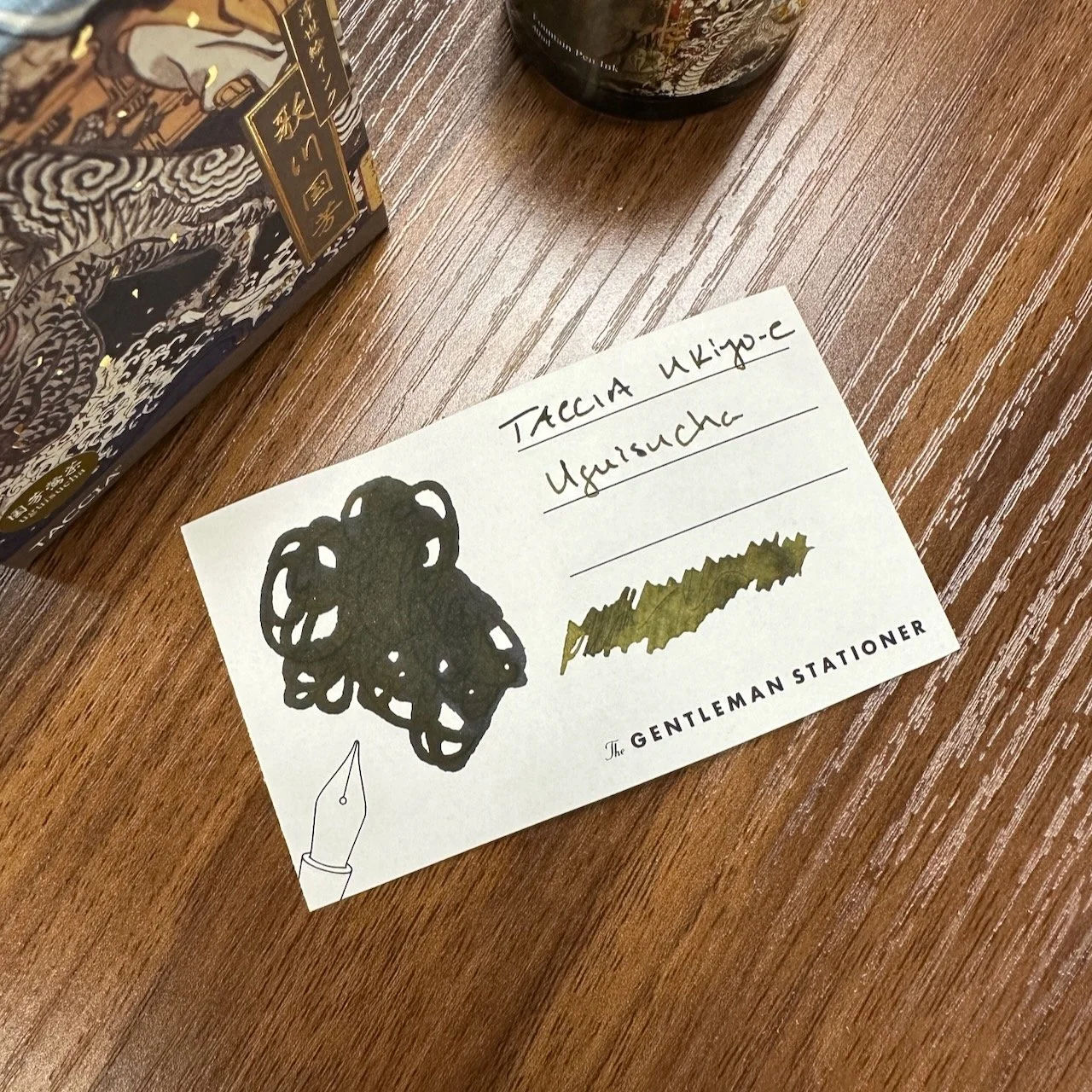 Taccia Ukiyo-e Kuniyoshi Uguisucha Swatch