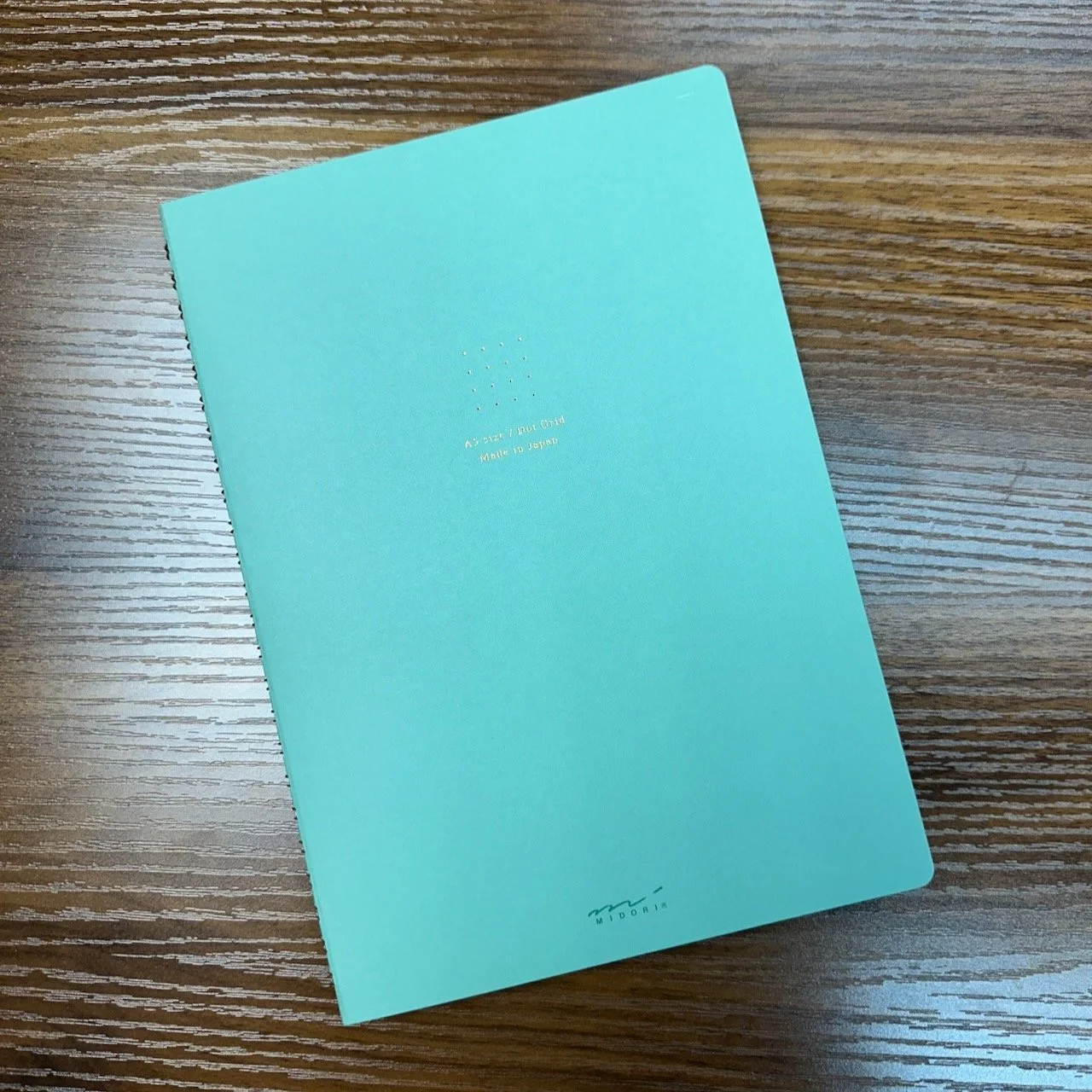 Midori Soft Color Wire Bound Spiral Notebook (Green)