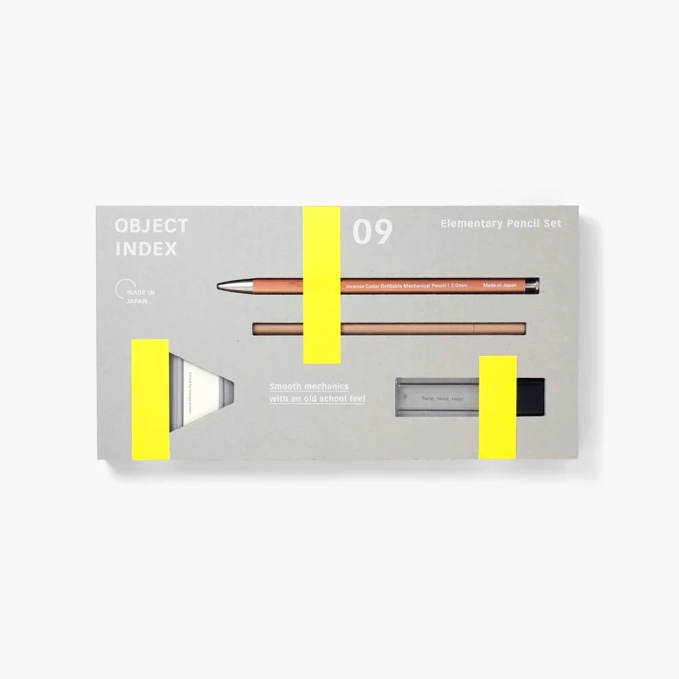 Object Index Elementary Pencil Set Packaging