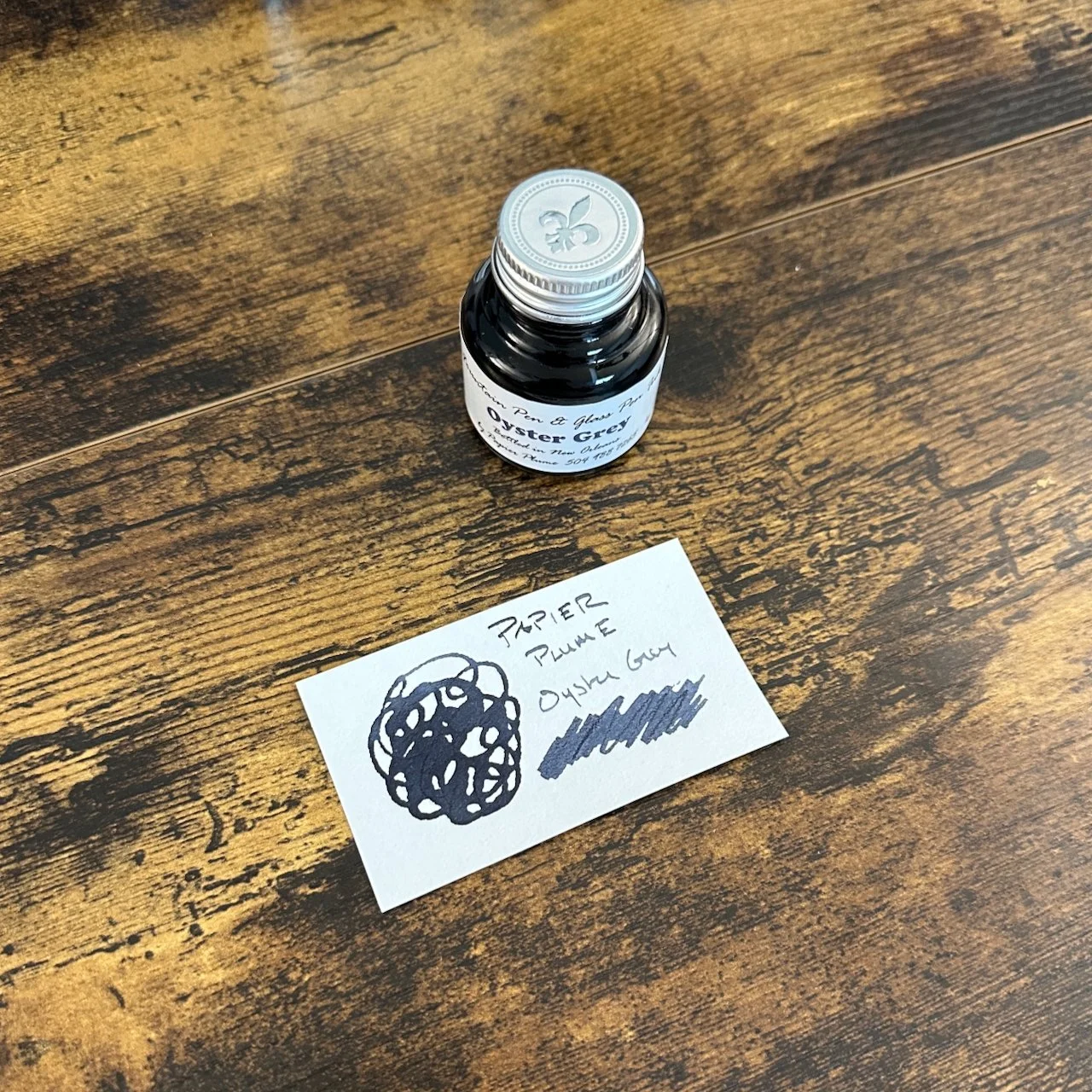 Papier Plume Oyster Grey Fountain Pen Ink