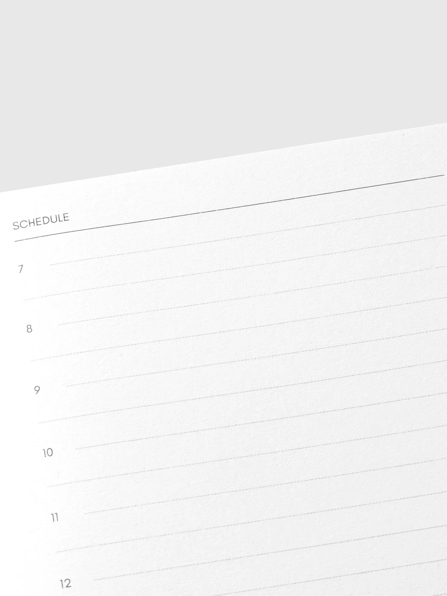 Cloth & Paper Undated Daily Agenda 2