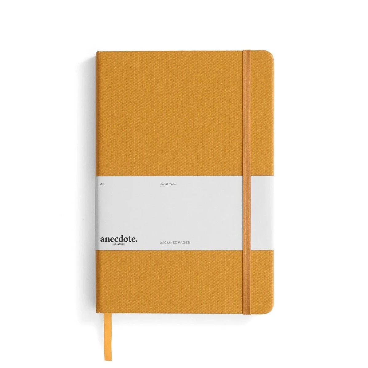 Anecdote Lined Journal Mustard