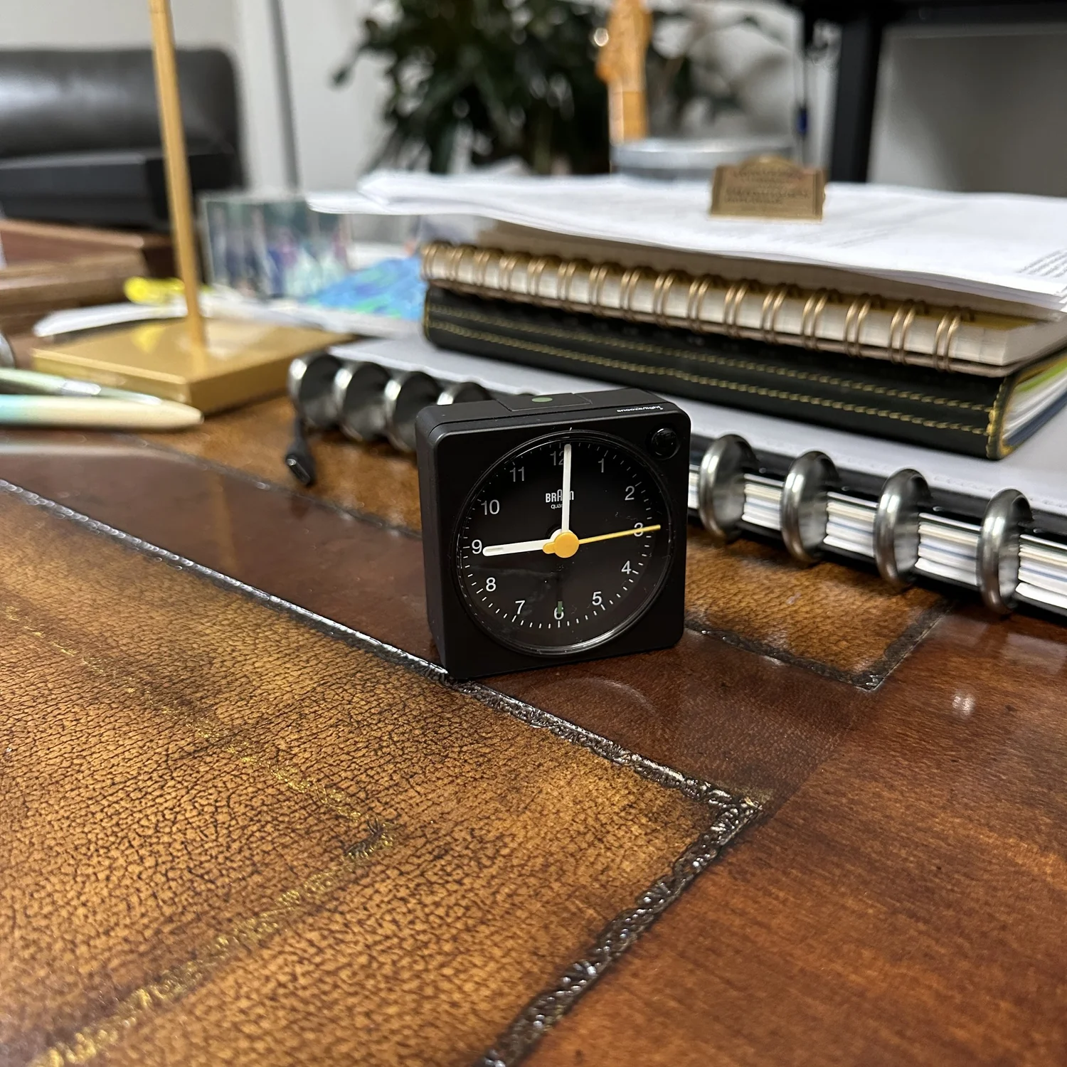 Braun Small Travel Alarm Clock BC2X — The Gentleman Stationer