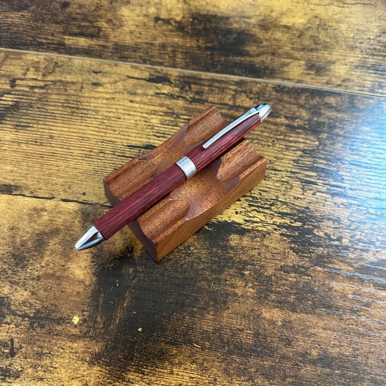 Pilot Legno Striated Multi Pens (Deep Red)