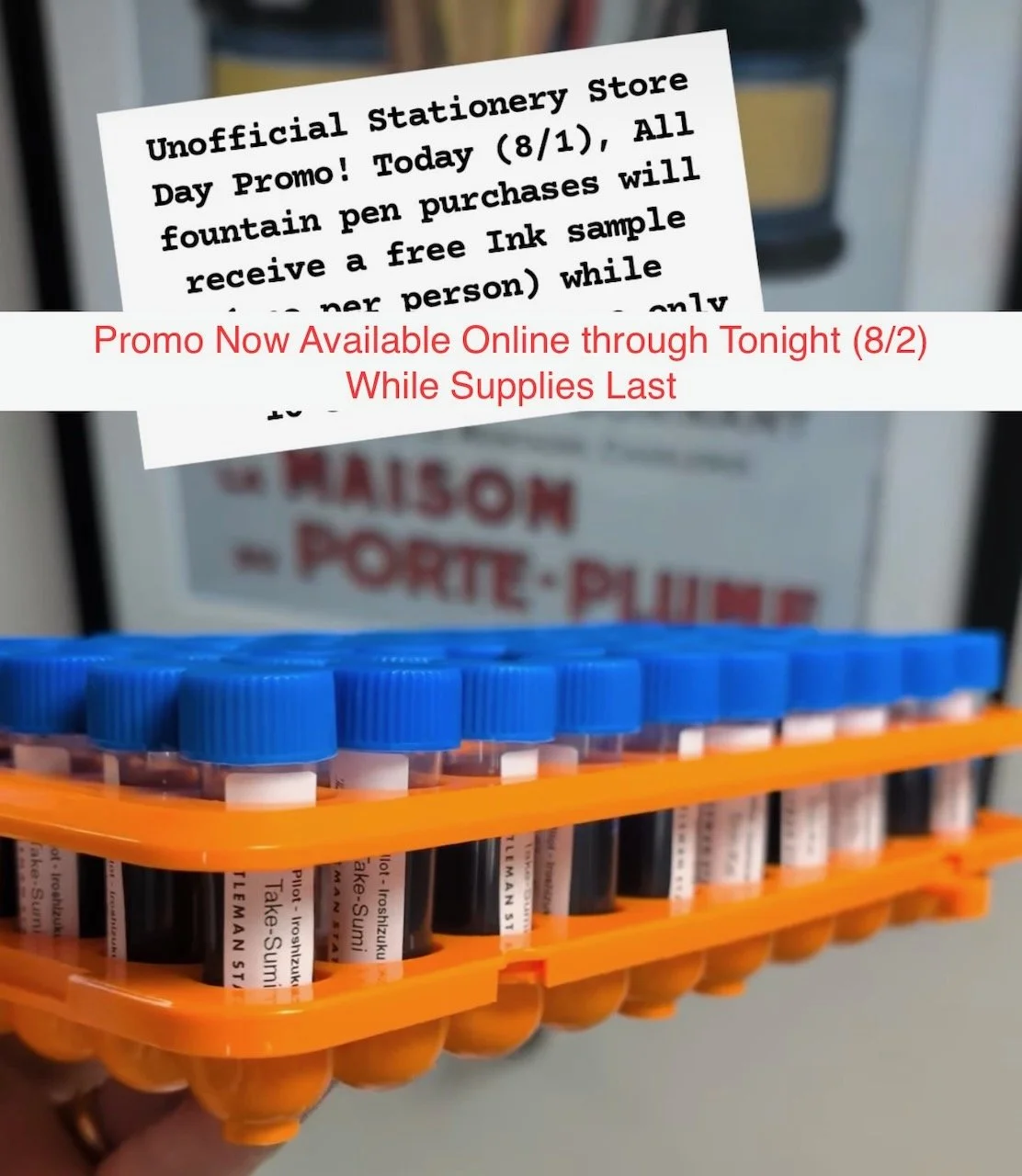 Stationery Store Day Promo Ink Sample