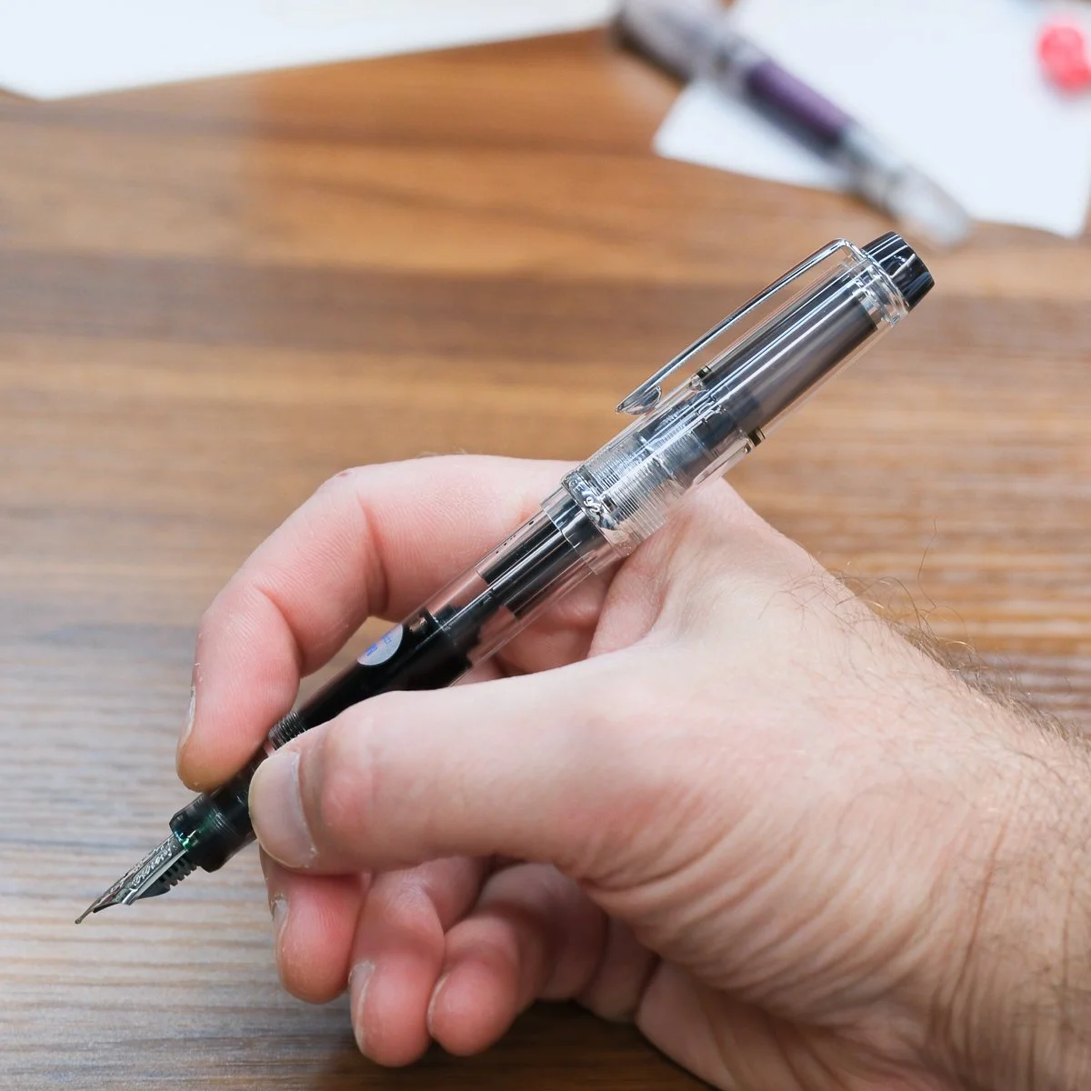 Pilot Custom Heritage 92 Fountain Pen Posted In-Hand