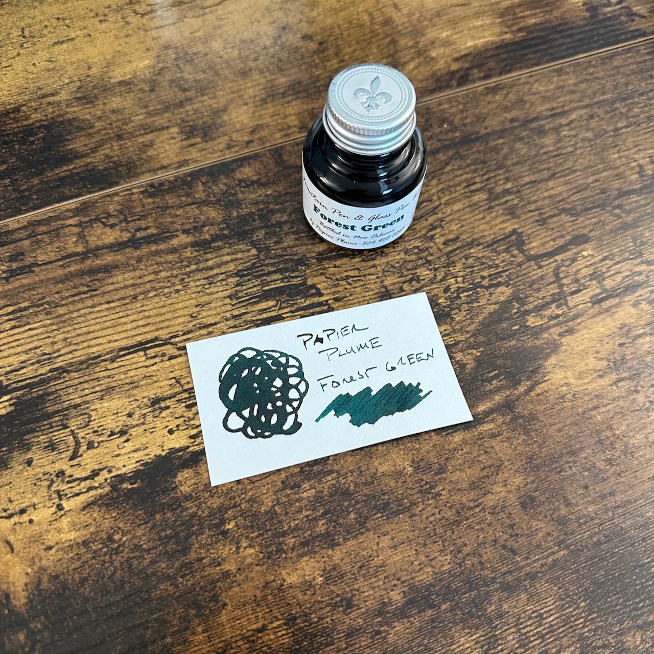 Papier Plume Forest Green Fountain Pen Ink