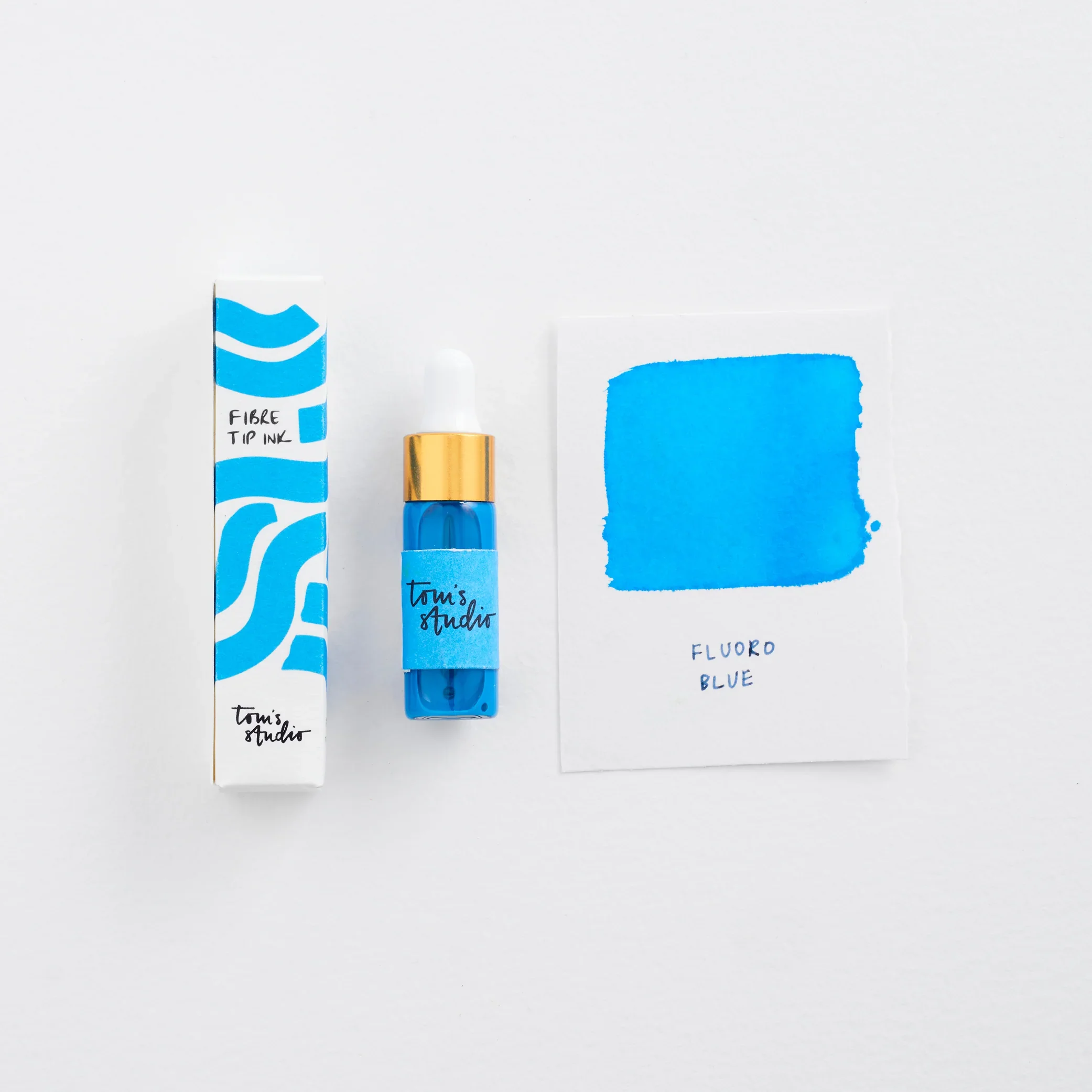 Tom's Studio Fluoro Highlighter Inks Mini Blue