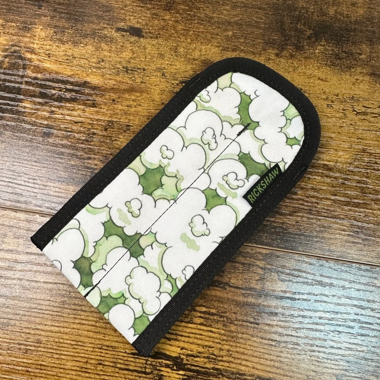 Rickshaw 2-Pen Coozy with Green Clouds