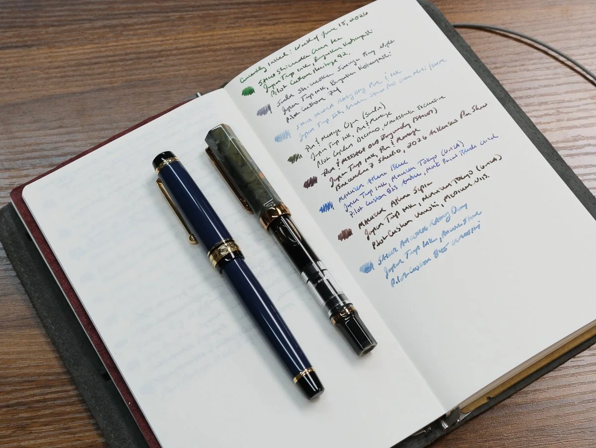Joe's Currently Inked Notebook with Pens