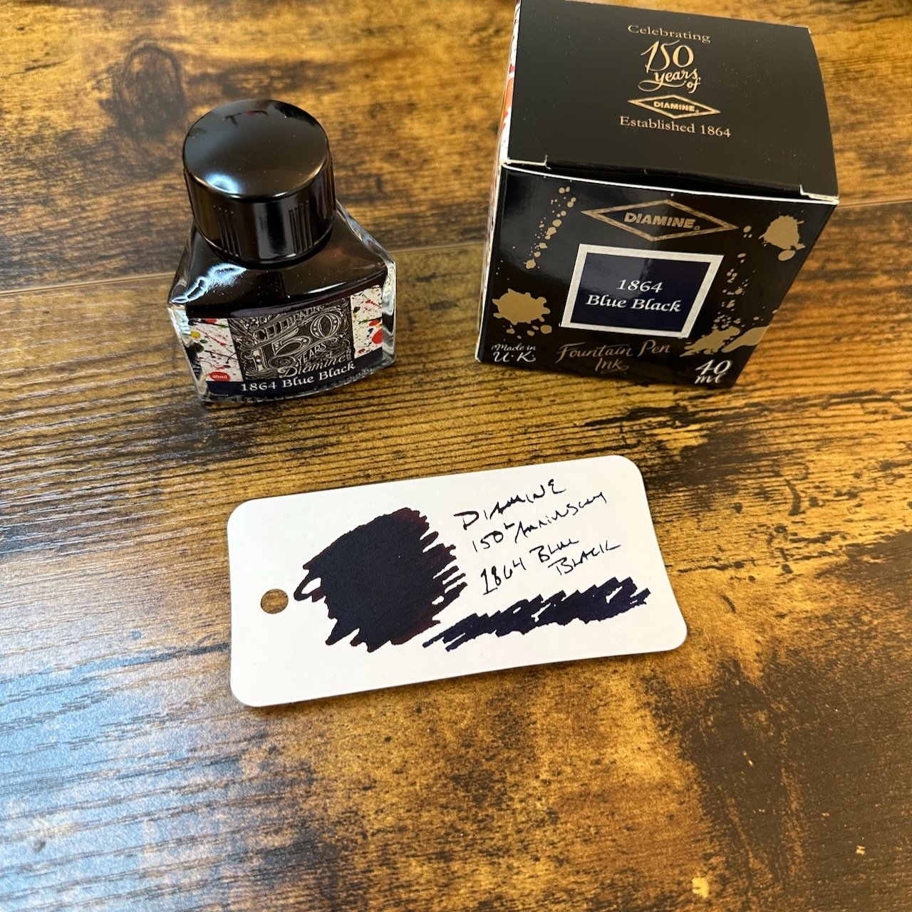 Diamine 150th Anniversary 1864 Blue Black