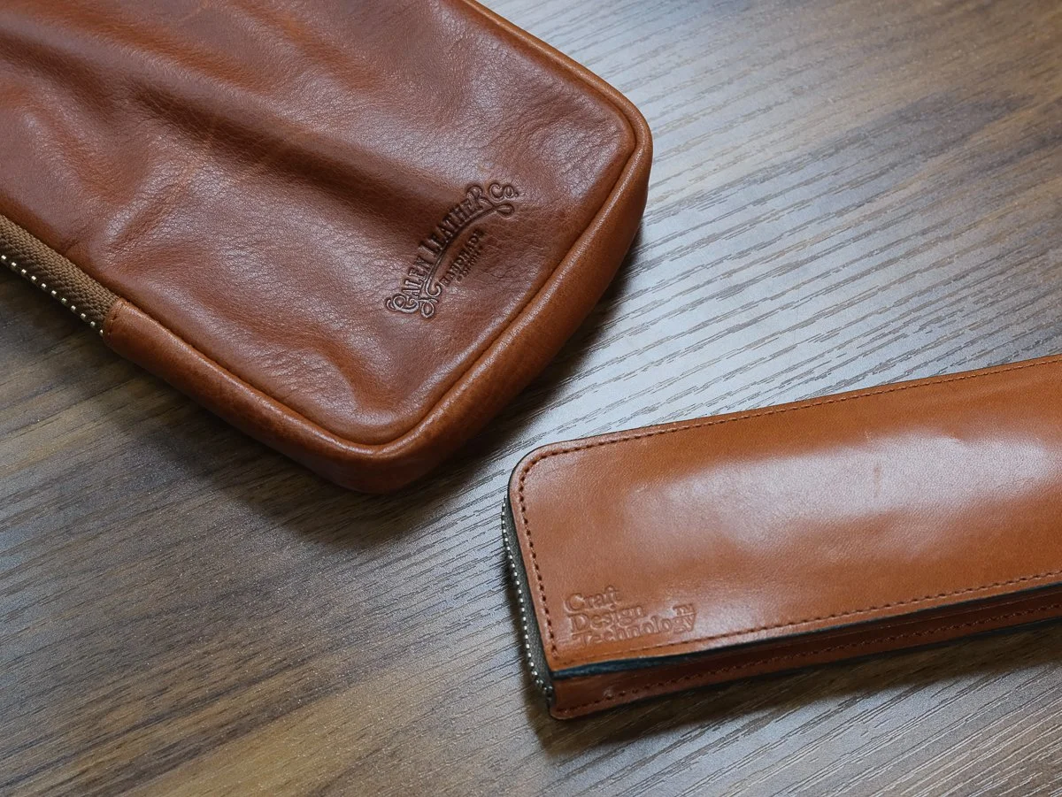 Leather Pen Case and Pen Pouch