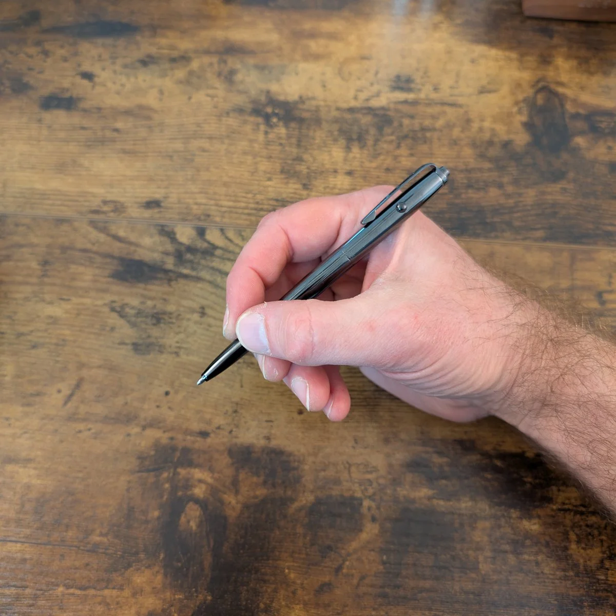Fisher Space Pen AG7 Black Titanium Nitride in-Hand