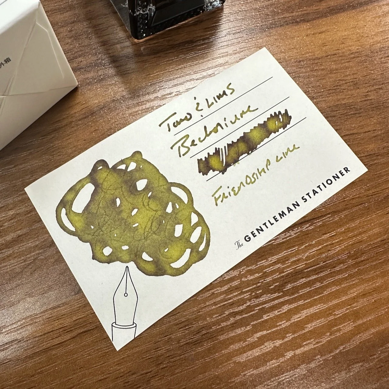 Tono & Lims Bechorium Ink Swatch