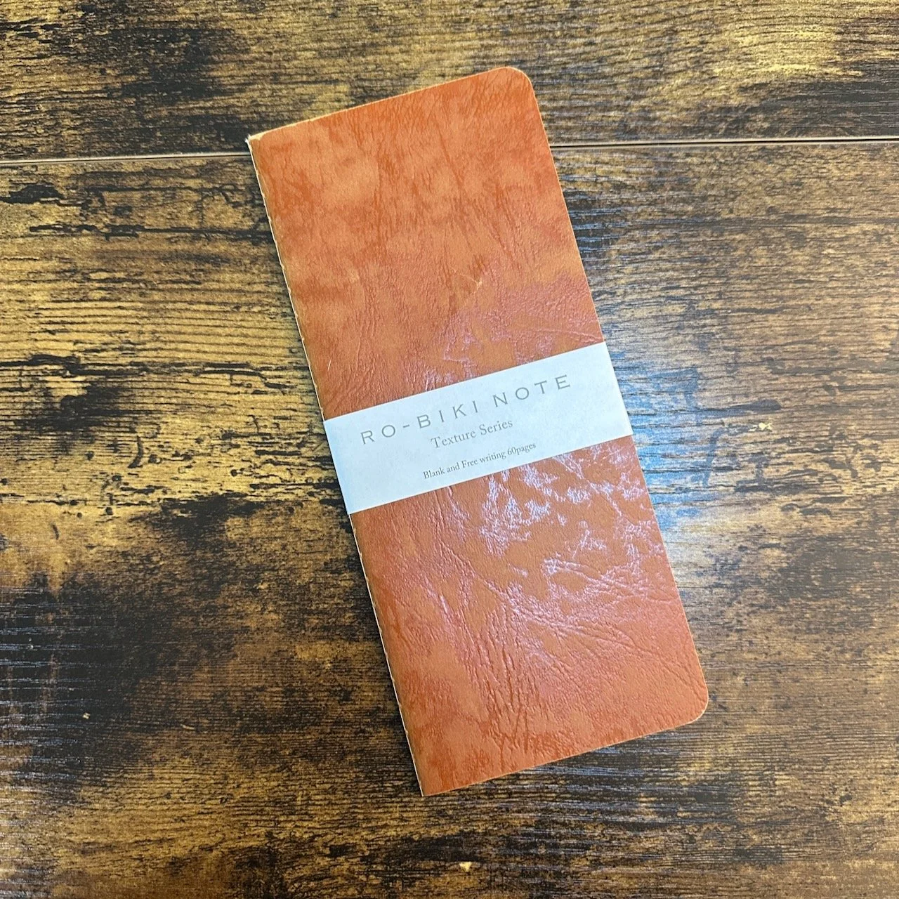 Yamamoto Ro-biki Refill Orange Edo-Cha Textured Notebook
