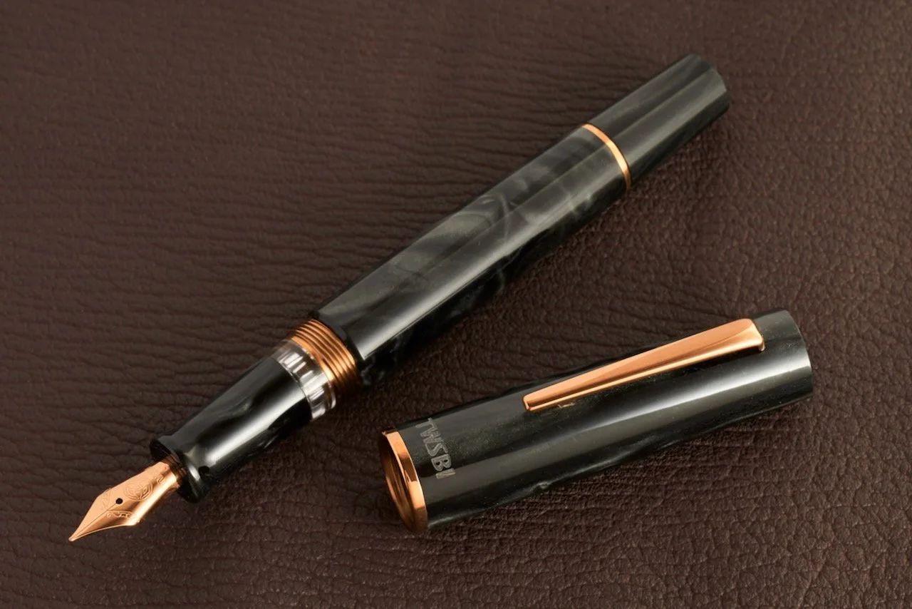 TWSBI Obsidian Fountain Pen Uncapped