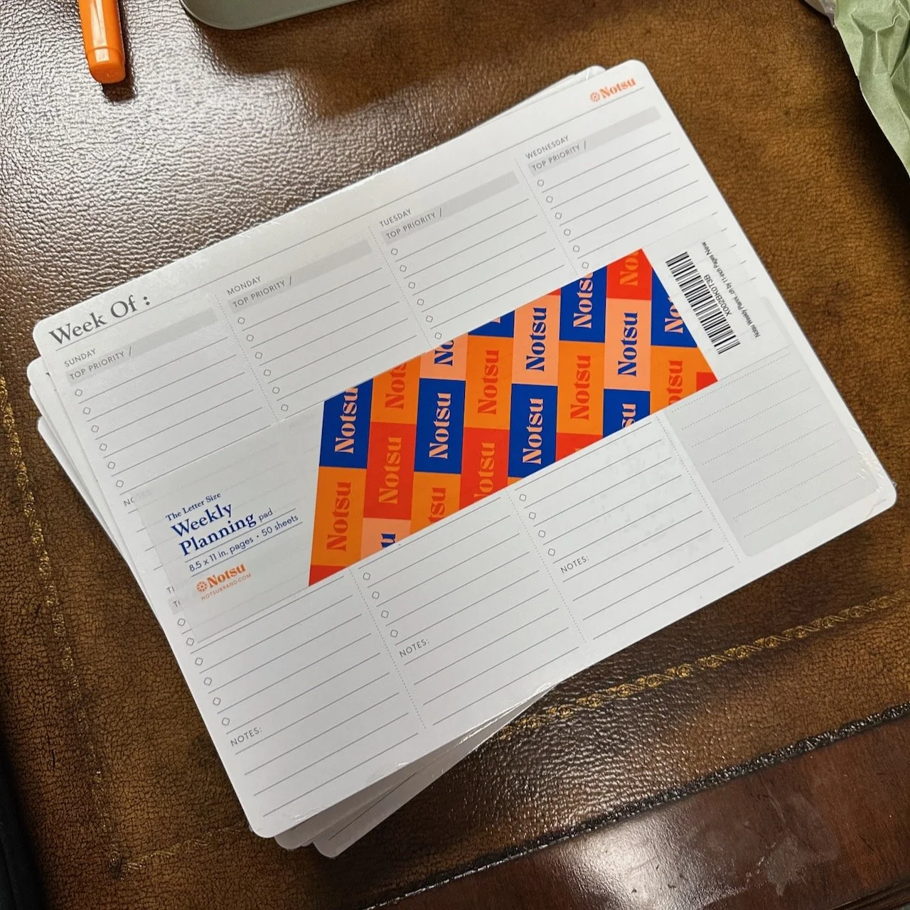 Notsu Weekly Planner Pad