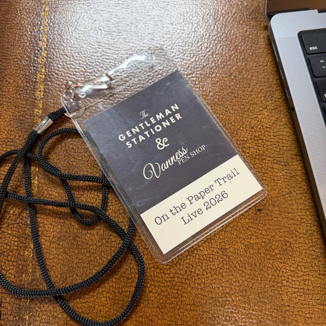 On the Paper Trail Live in Nashville Weekend Pass Nametag