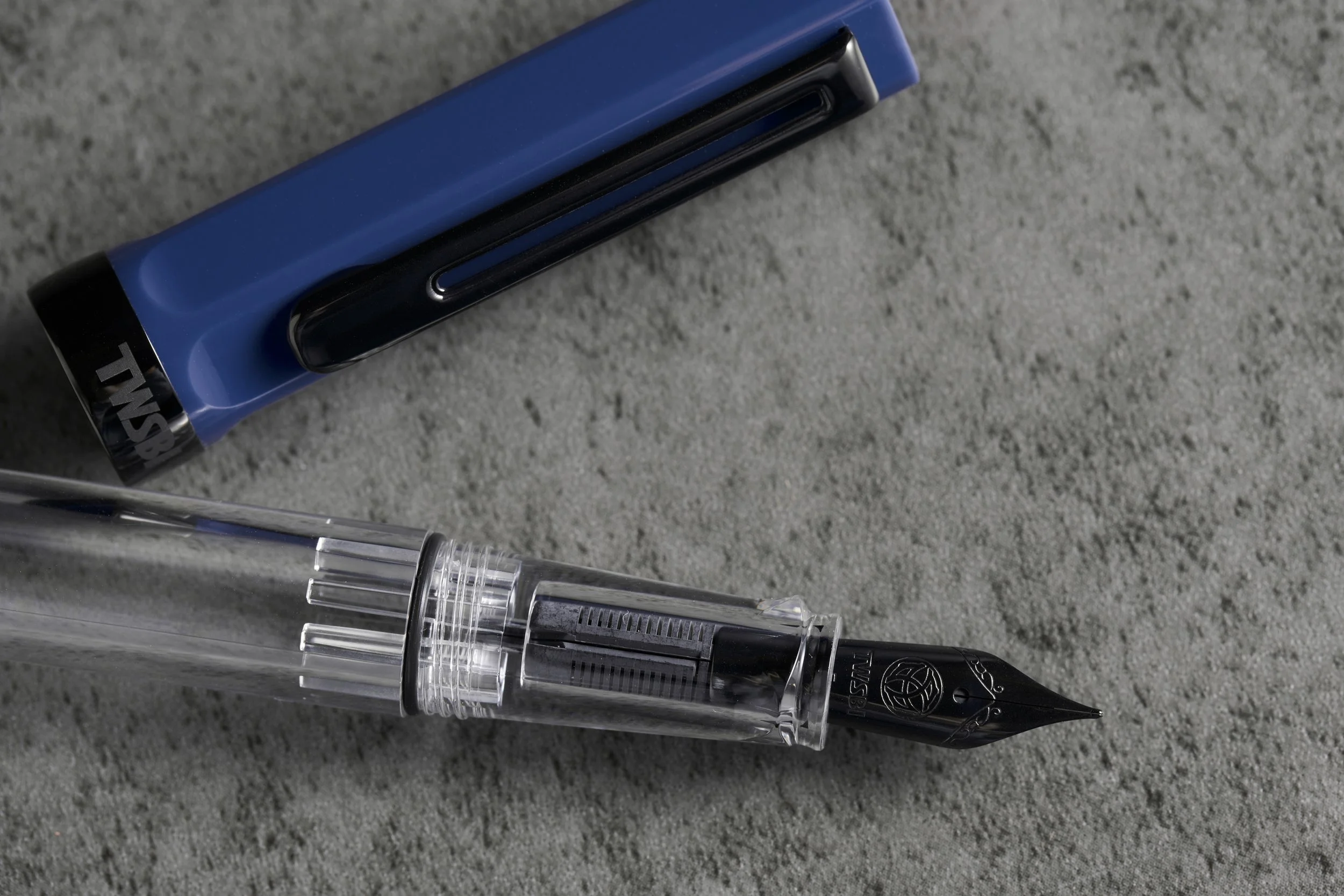 TWSBI ECO Slate Blue and Onyx Nib