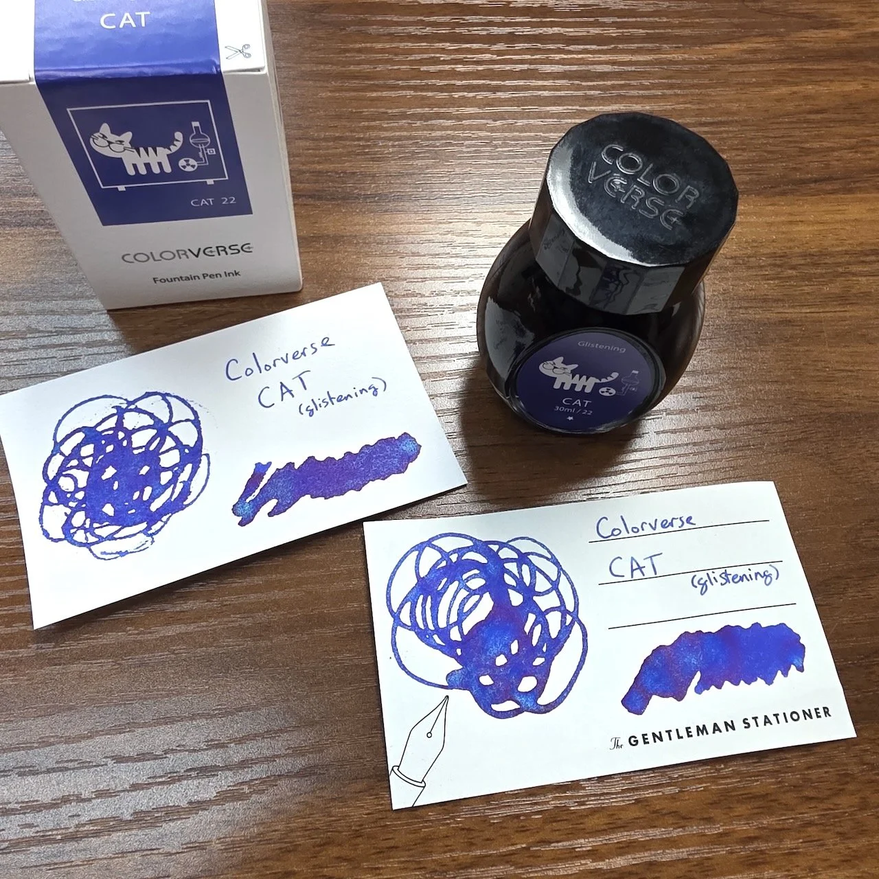 Colorverse Cat Bottle and Swatch