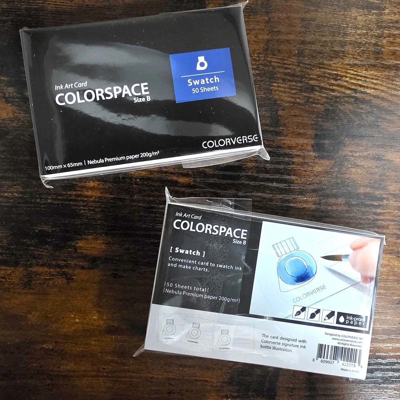 Colorverse Swatch Cards Ink Bottle (Our Photo)