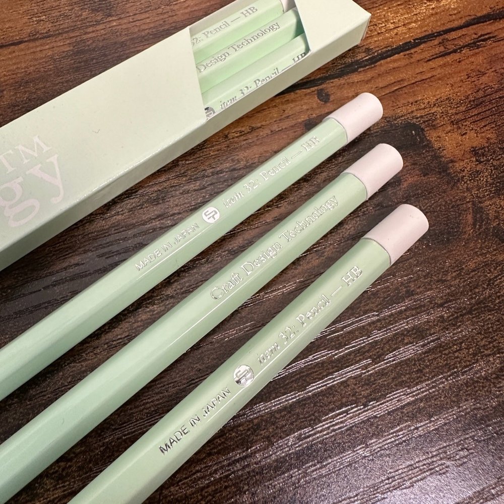 「稀少」Craft Design Technology HB鉛筆 1ダース11本 Craft Design Technology HB Pencils — The Gentleman Stationer