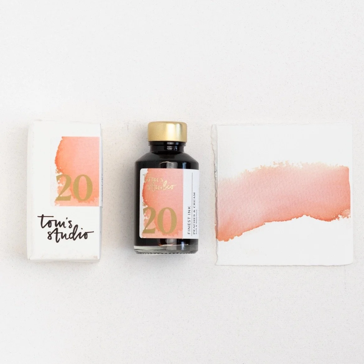 Tom's Studio Peaches & Cream Fountain Pen Ink