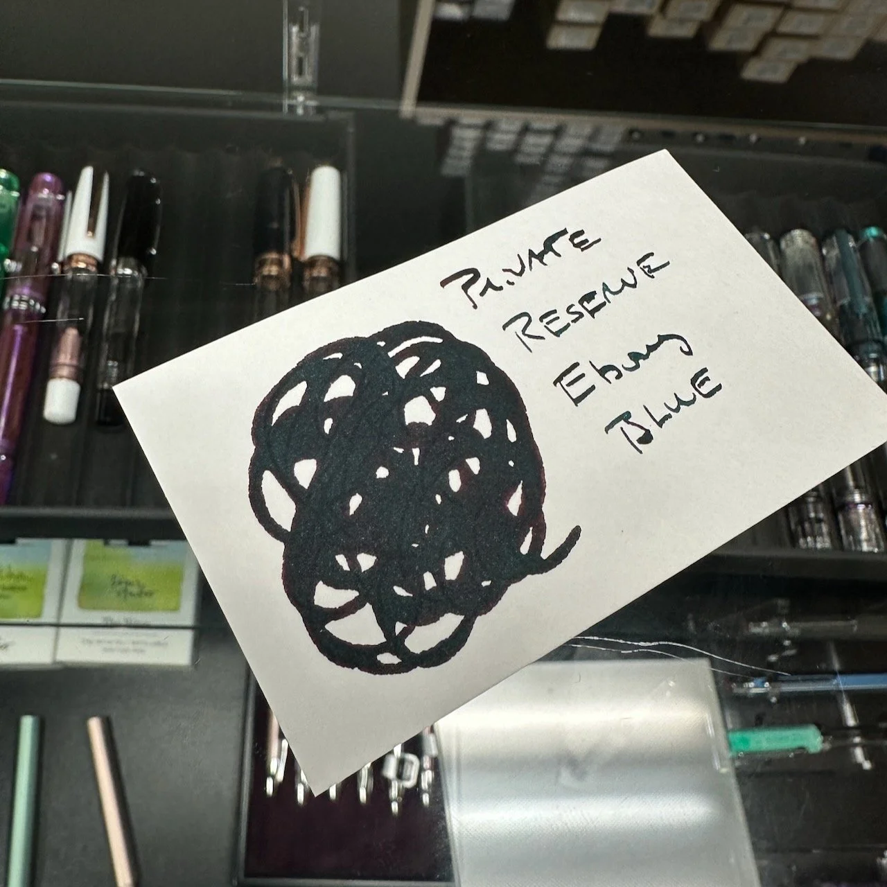 Private Reserve Ebony Blue Swatch