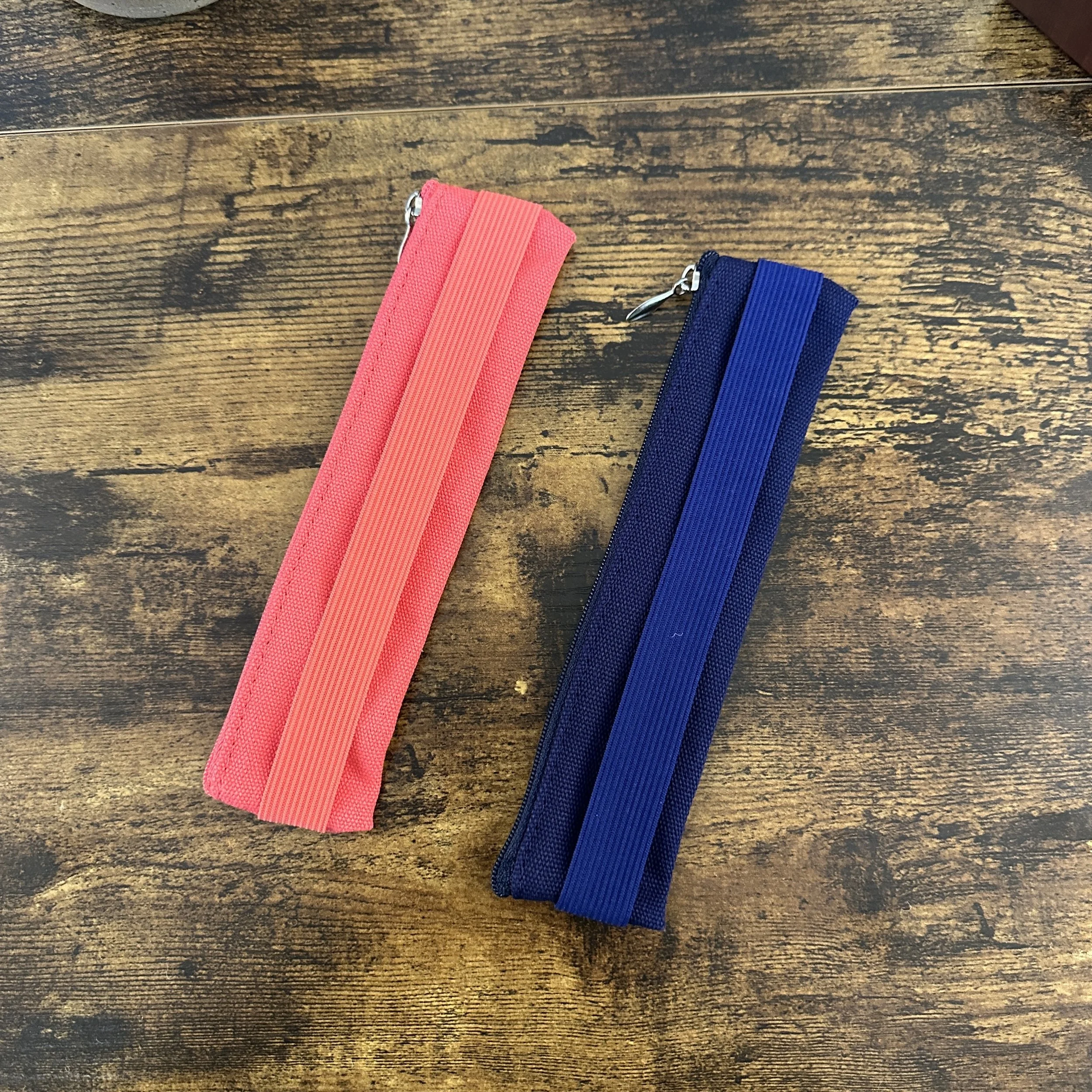 Lamy Safari Sunset Coral and Dark Dusk Pen Cases Reverse