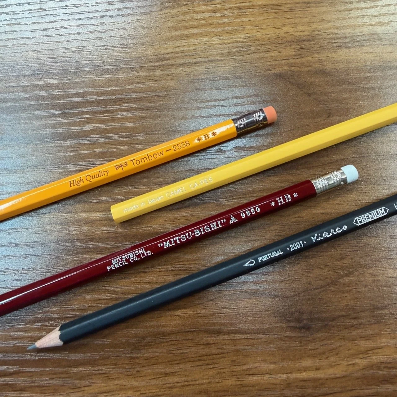 Joe's Top 5 Office Pencils for Everyday Writing Tombow Camel Mitsubishi and Viarco