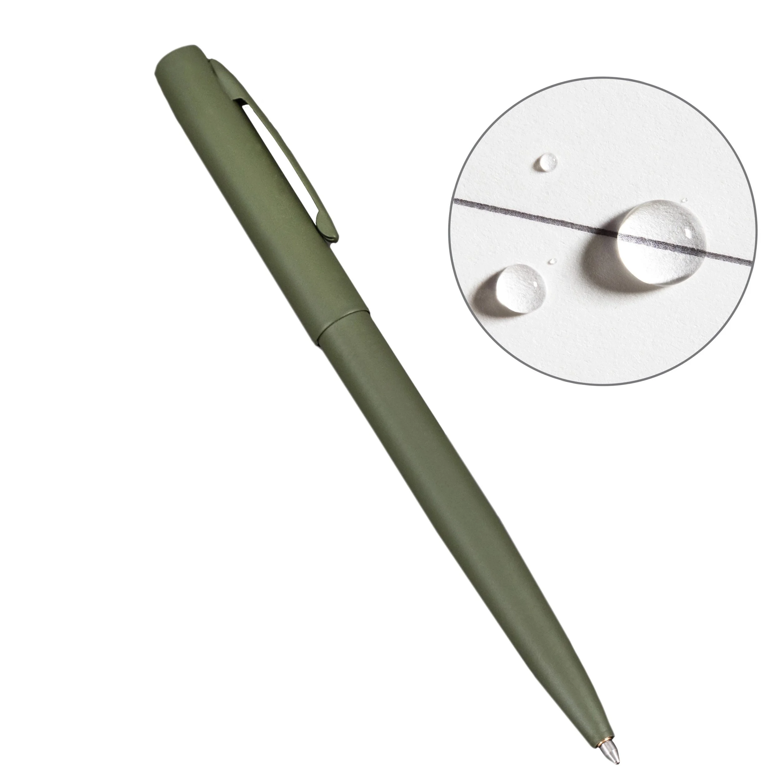 Rite in the Rain Olive Clicker Pen (Stock)