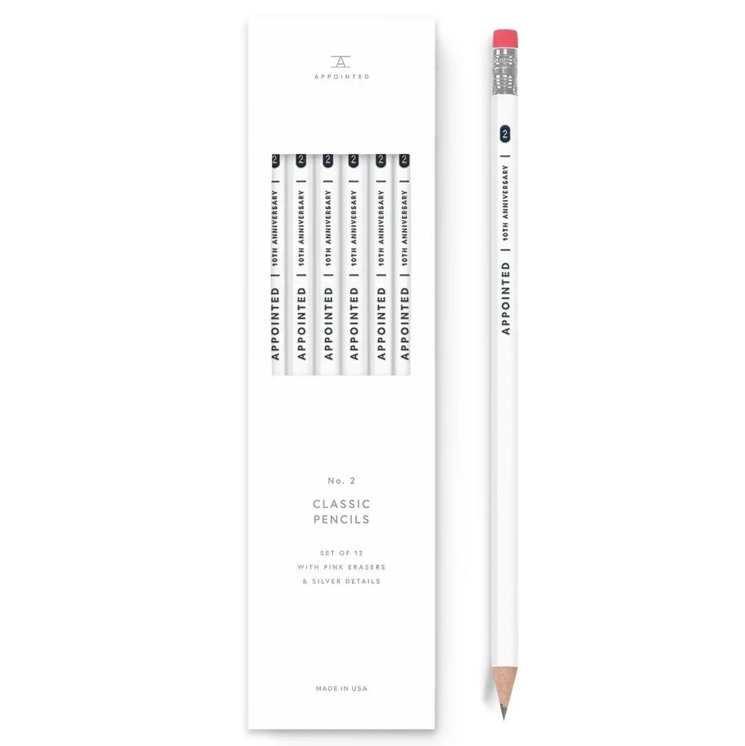 Appointed Classic Pencils 10th Anniversary Individuals