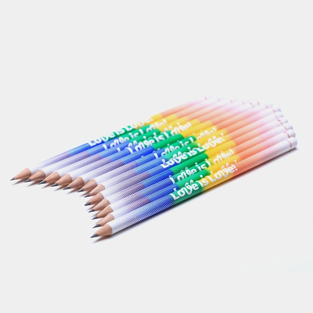 Viarco Love Is Love Pencils Dozen