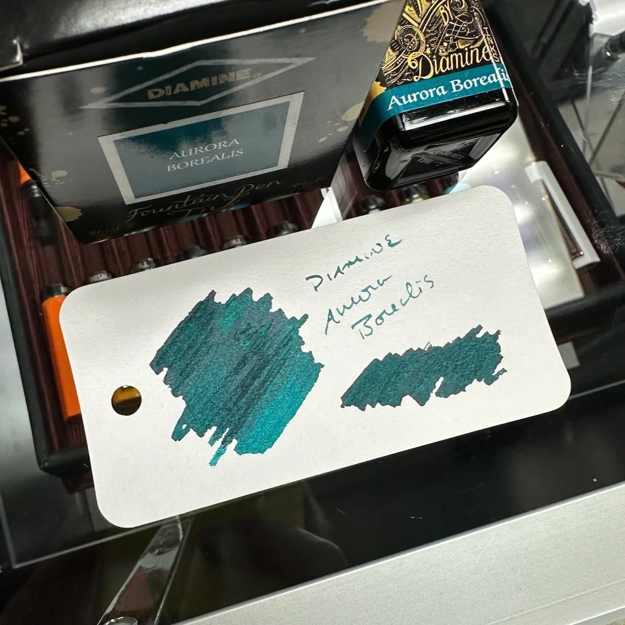 Diamine Aurora Borealis Swatch