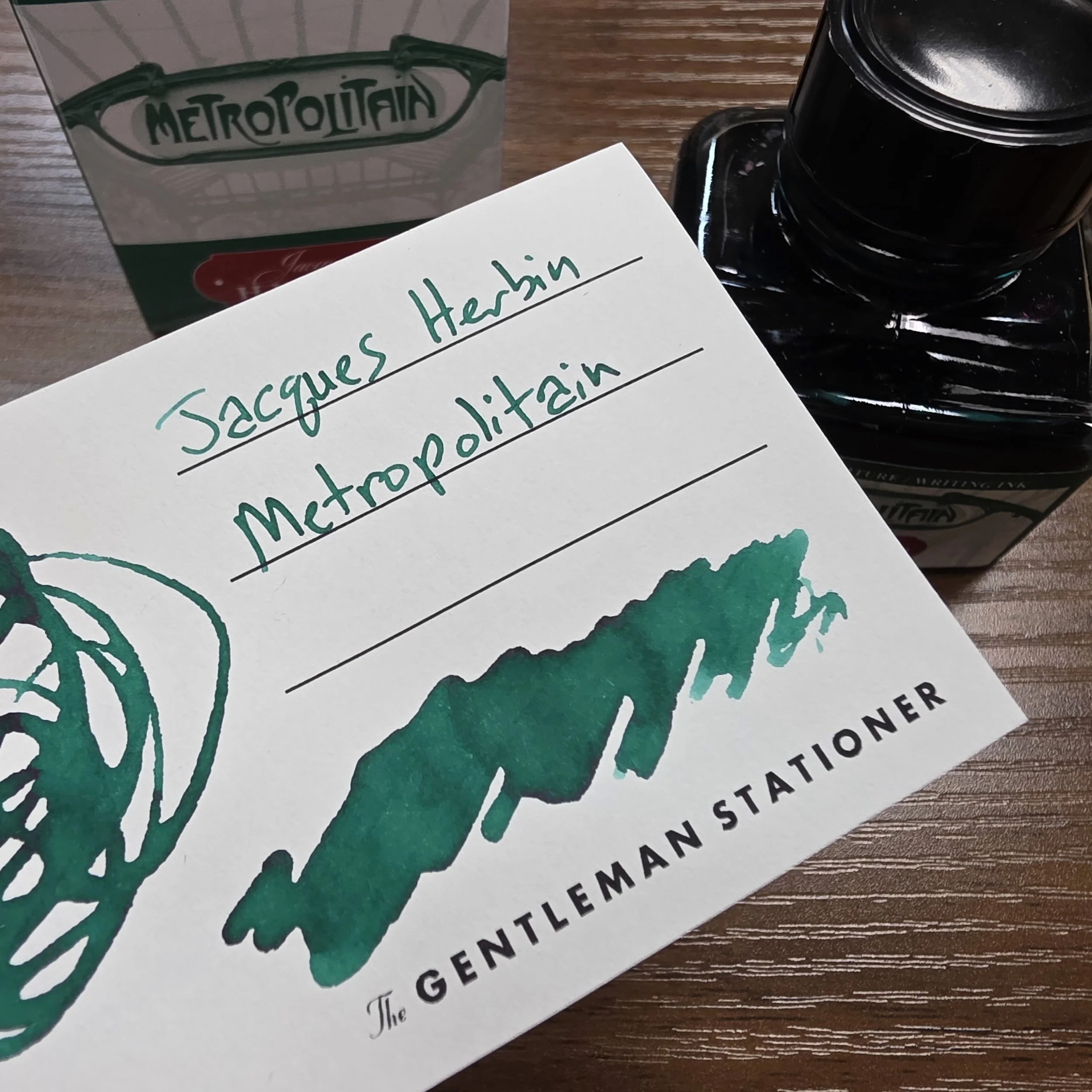 Herbin Couleurs de Paris La Métropolitain Swatch