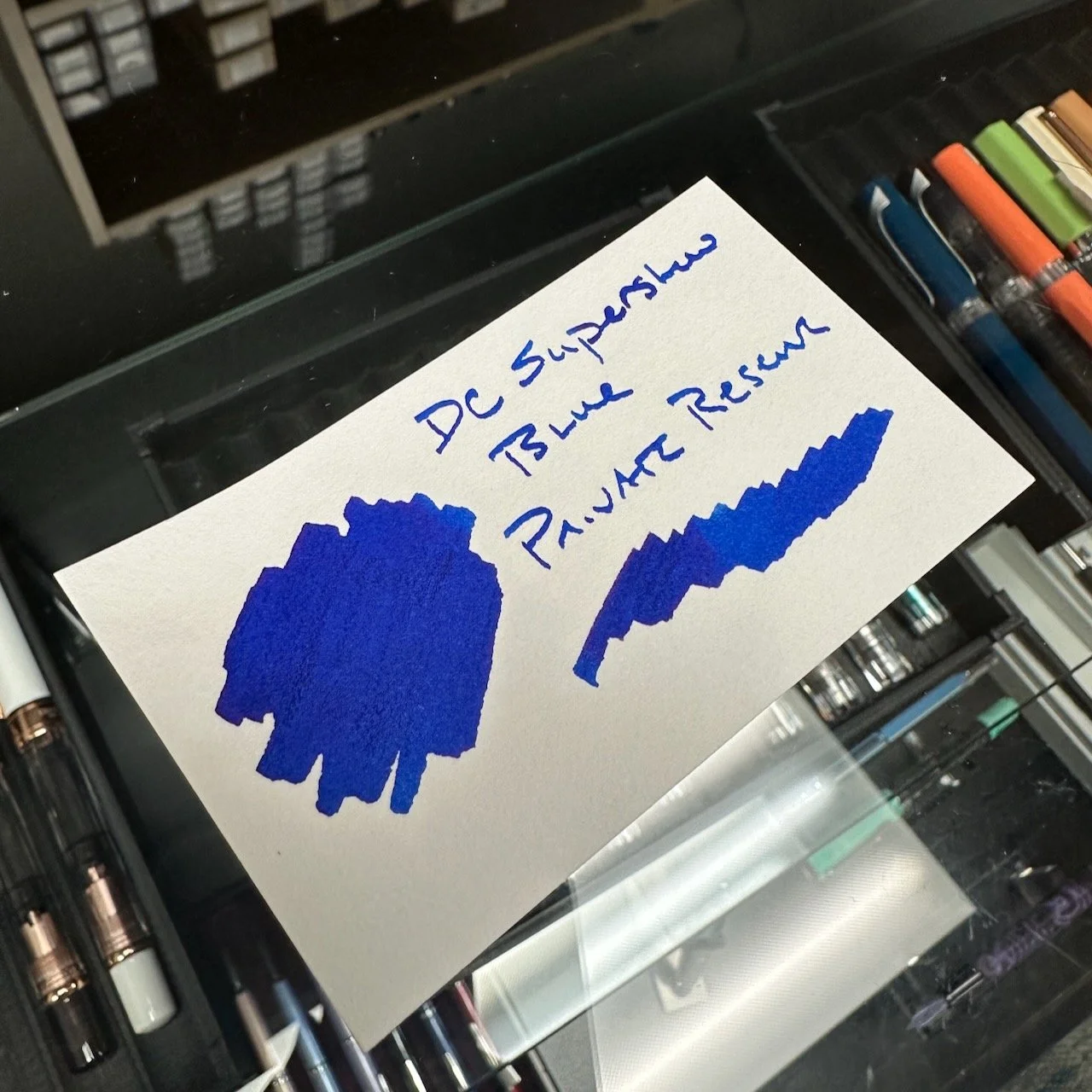 Private Reserve DC Supershow Blue Swatch