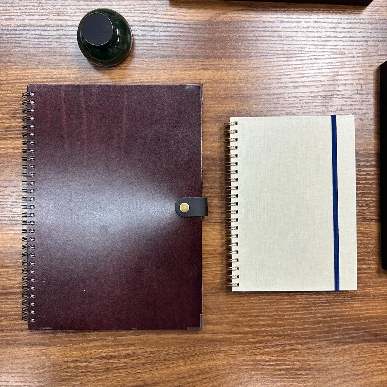 Joe's Kakimori Leather and Canvas Custom Notebooks