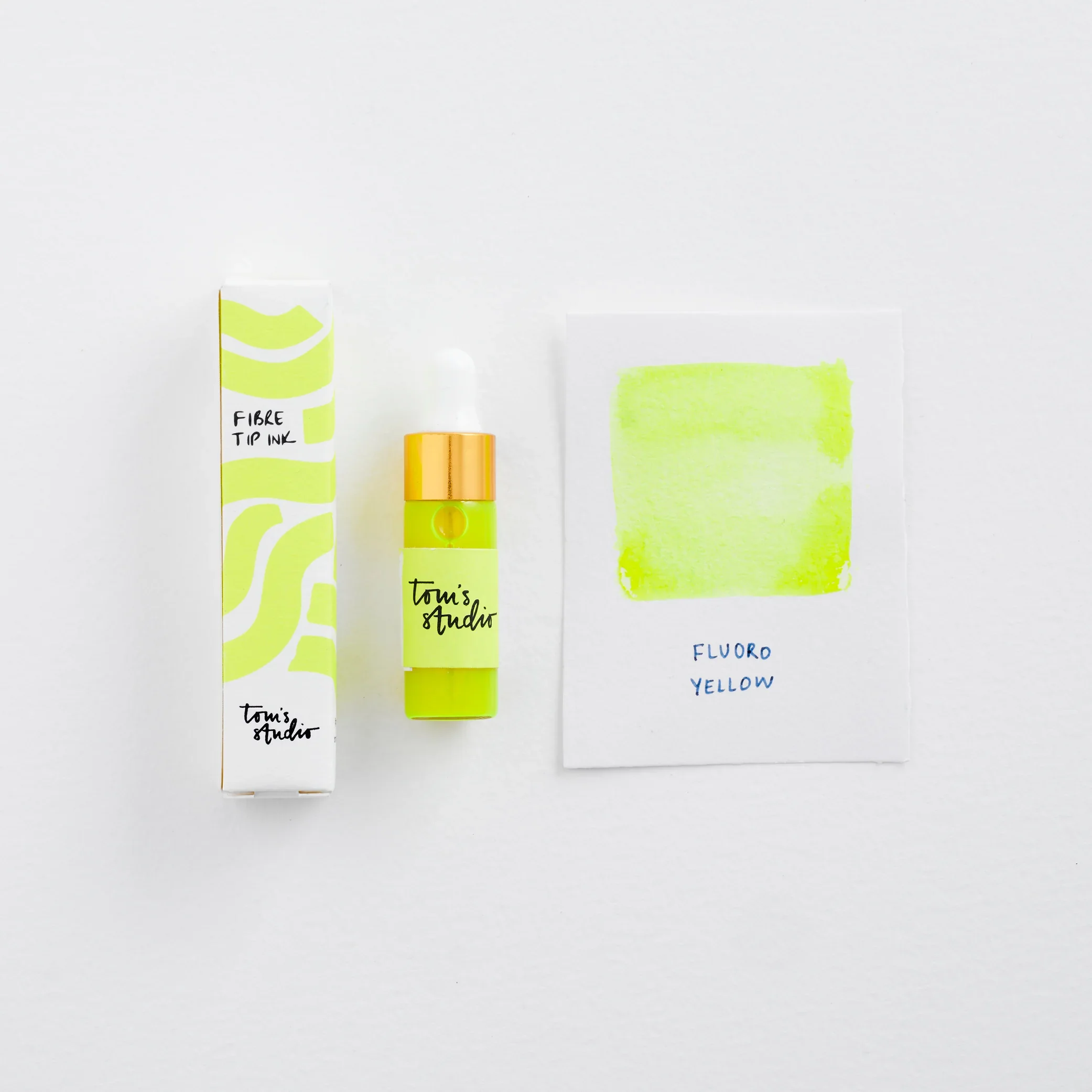 Tom's Studio Fluoro Highlighter Inks Mini Yellow