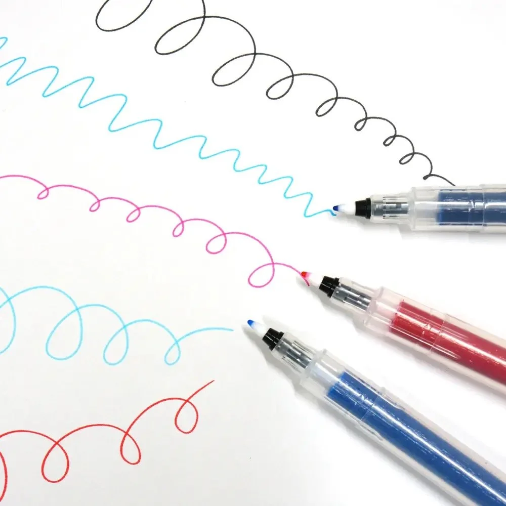 Kuretake Fine Fibre Tip Pen Set Writing Demonstration
