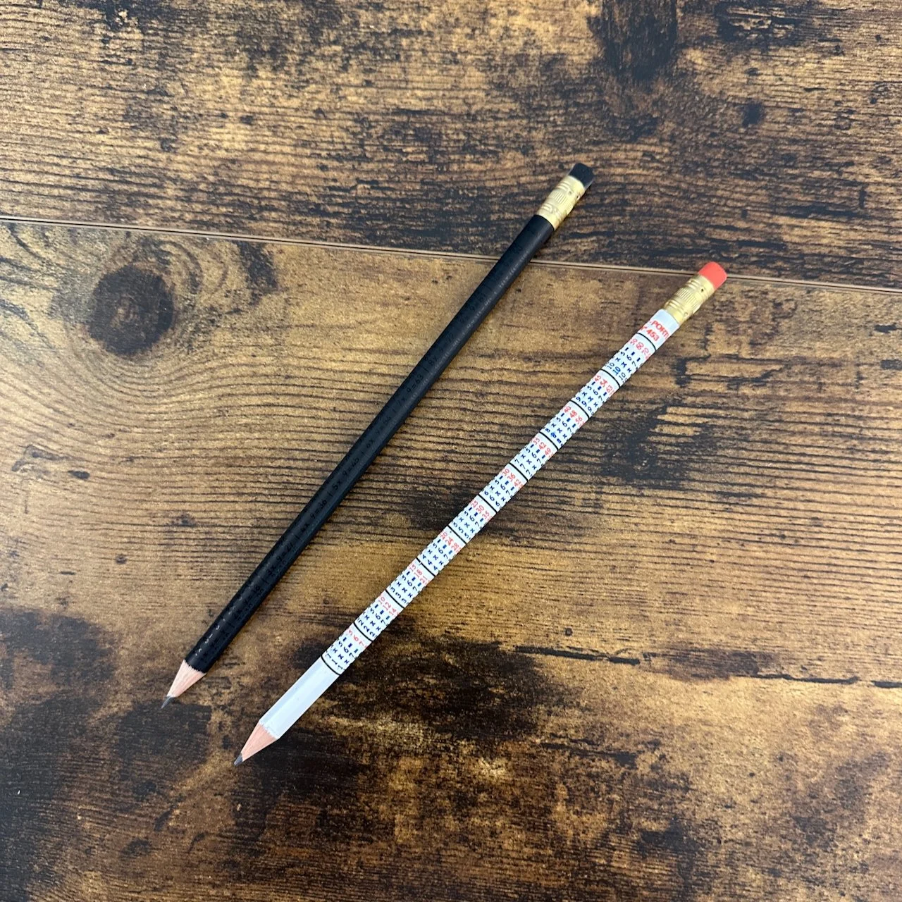 Viarco Multiplication Table Pencils Black and White